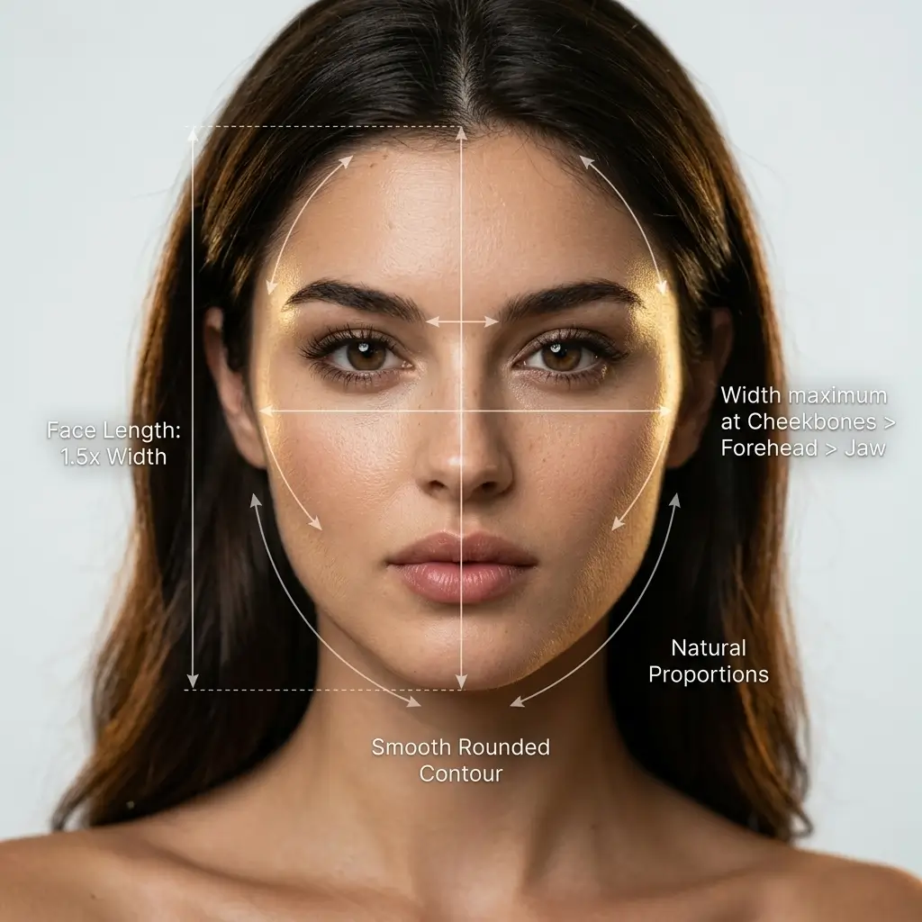 Round face shape