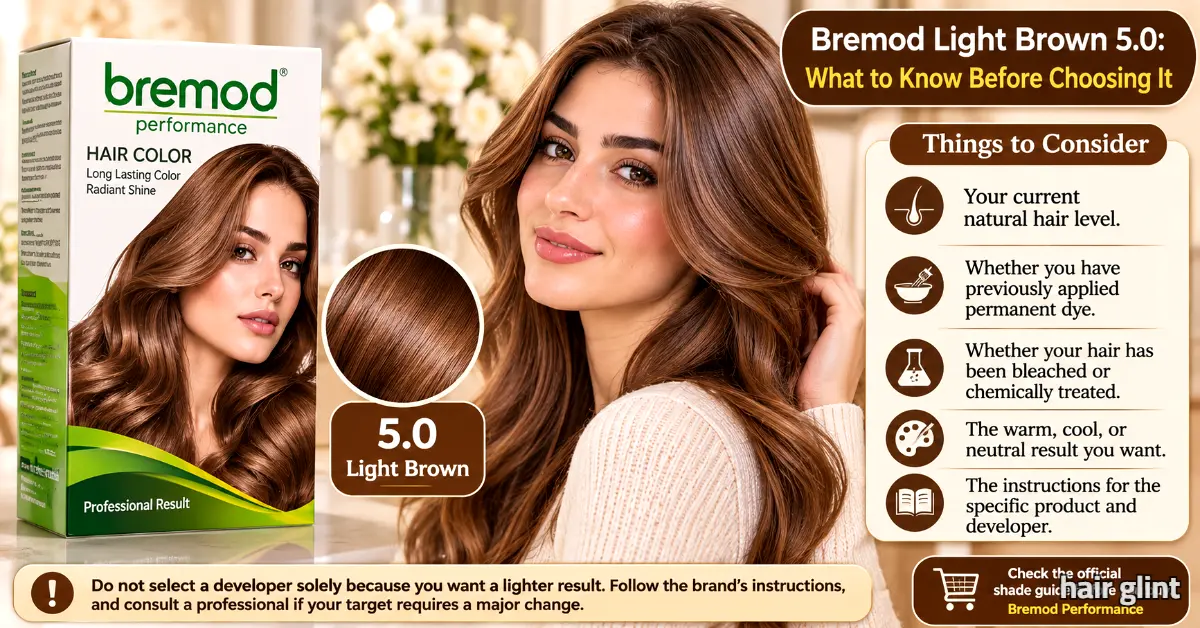 Soft brunette hair with balanced brown tones and shine