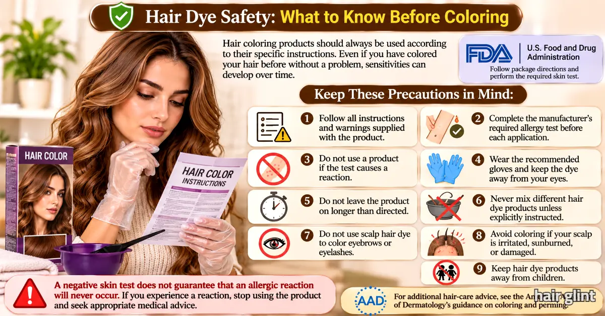 Hairstylist preparing hair dye with protective gloves