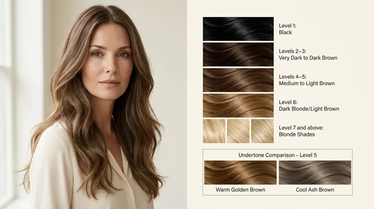 Light Brown Hair Color: Understanding Hair Levels